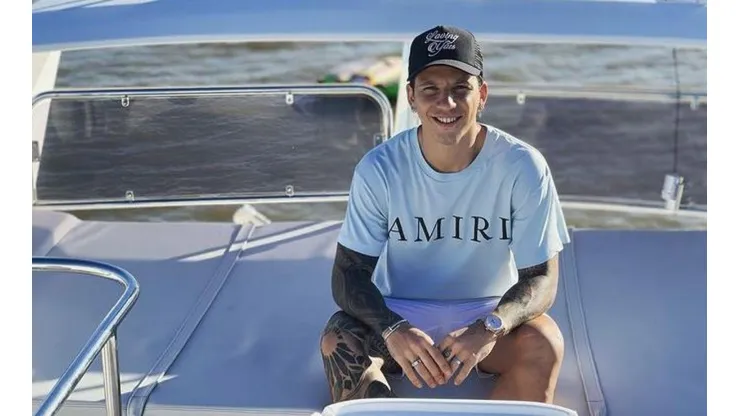 Driussi metió foto tirando facha y Paredes lo comparó con un jugador del Liverpool