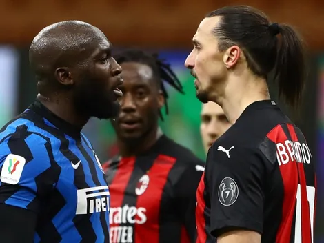 Rompió el silencio: el tuit de Zlatan tras el cruce con Lukaku