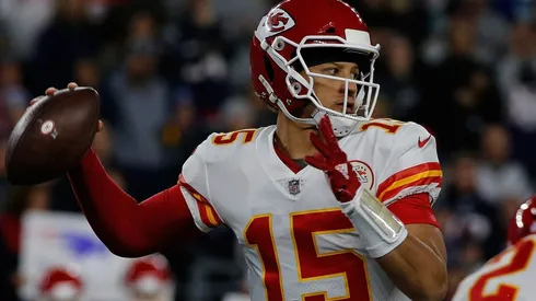Patrick Mahomes con los Chiefs en Playoffs NFL