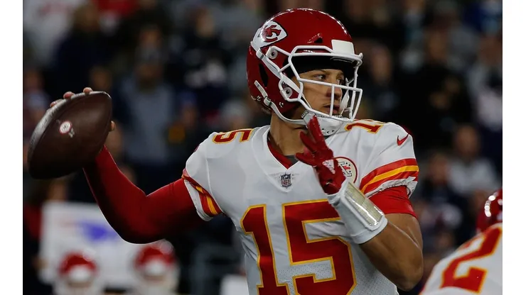 Patrick Mahomes con los Chiefs en Playoffs NFL