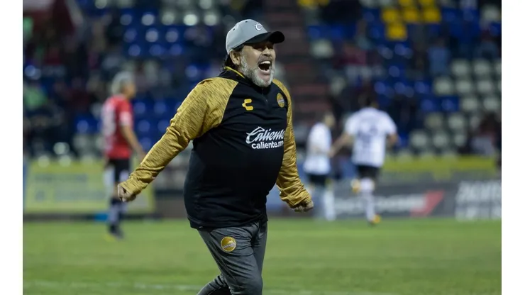 Diego Maradona fue homenajeado en Dorados de Sinaloa.