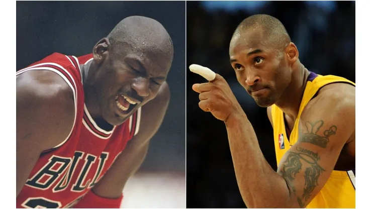 Michael Jordan y Kobe Bryant en la NBA
