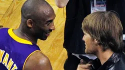 Kobe Bryant y Tom Brady luego del partido entre Lakers y Celtics en 2010 (Foto: @tombrady)