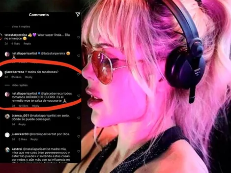 ¿Qué, qué? El peligroso remedio que recomienda Natalia Paris contra el Covid-19
