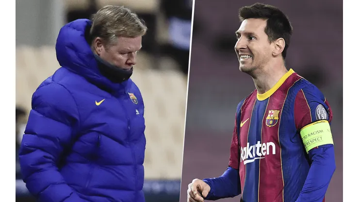 ¿Juega? Koeman se refirió al estado físico de Messi
