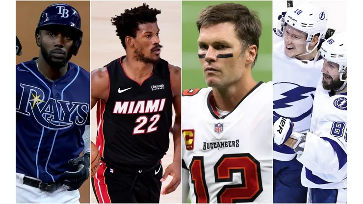 Randy Arozarena, Jimmy Butler, Tom Brady y Tampa Bay Lightning