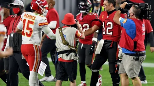 Patrick Mahomes y Tom Brady