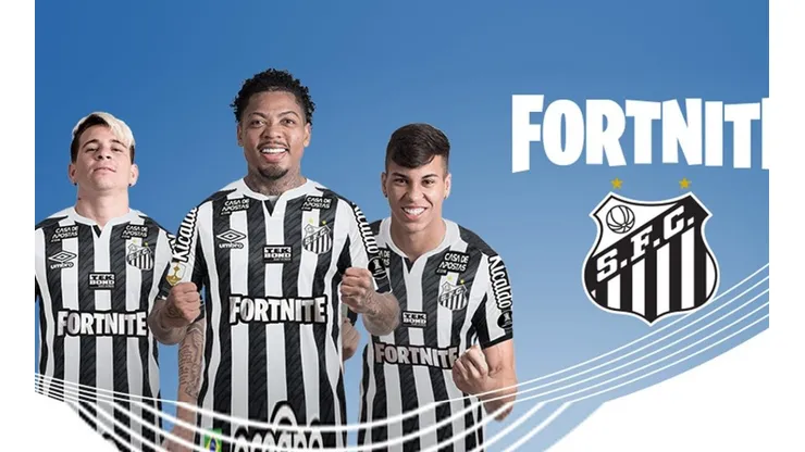 Fortnite será el sponsor principal de Santos en la final de la Copa Libertadores