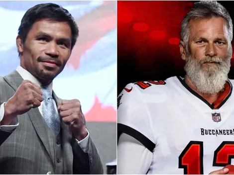 La épica reacción de Manny Pacquiao hacia Tom Brady por "ser viejo" y llegar al SB
