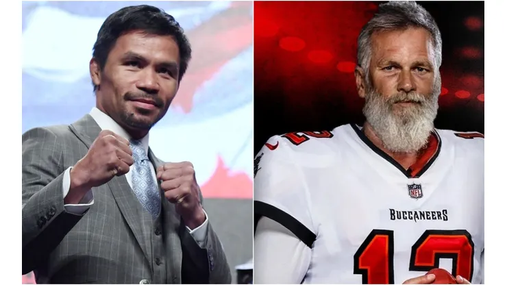 Manny Pacquiao y Tom Brady (Fotos: Getty/@TomBrady)