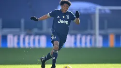 Juan Guillermo Cuadrado, titular y figura en el partido Juventus vs. Bologna.