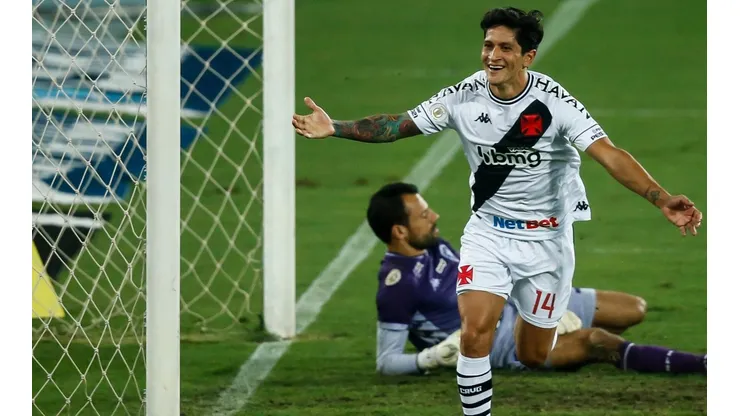 Germán Cano, goleador con el Vasco da Gama en Brasil.