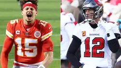 Patrick Mahomes y Tom Brady
