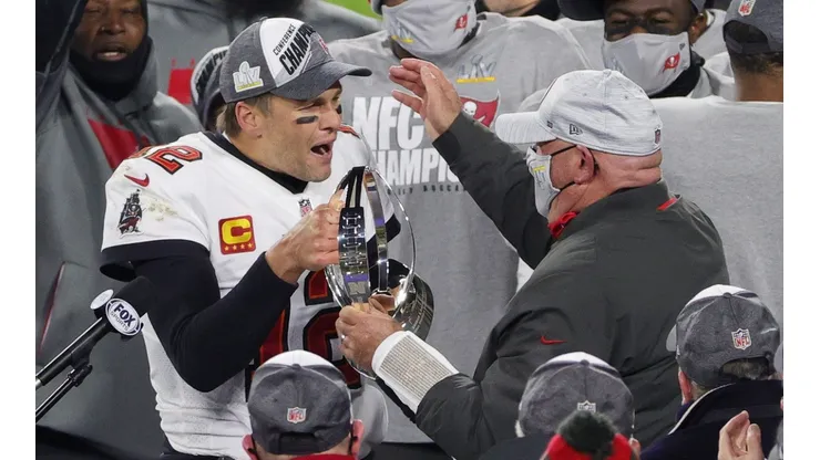Tom Brady y Bruce Arians