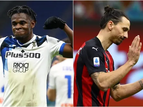 Esto fue lo que se dijeron Duván Zapata y Zlatan Ibrahimovic sobre el final del partido