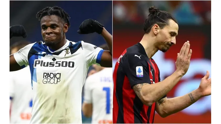 Esto fue lo que se dijeron Duván Zapata y Zlatan Ibrahimovic sobre el final del partido