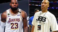 LeBron James y LaVar Ball, Los Angeles Lakers