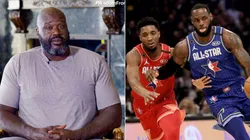 Shaquille Oneal, Donovan Mitchell y LeBron James