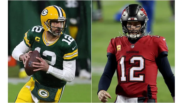 Green Bay Packers vs. Tampa Bay Buccaneers juegan por la final de conferencia de la NFL este domingo (Getty Images)