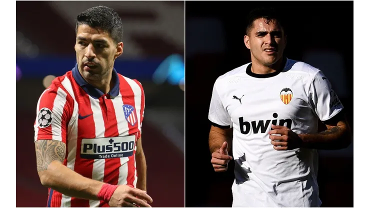 Atlético de Madrid vs. Valencia juegan por la fecha 20 de LaLiga Santander este domingo (Getty Images)