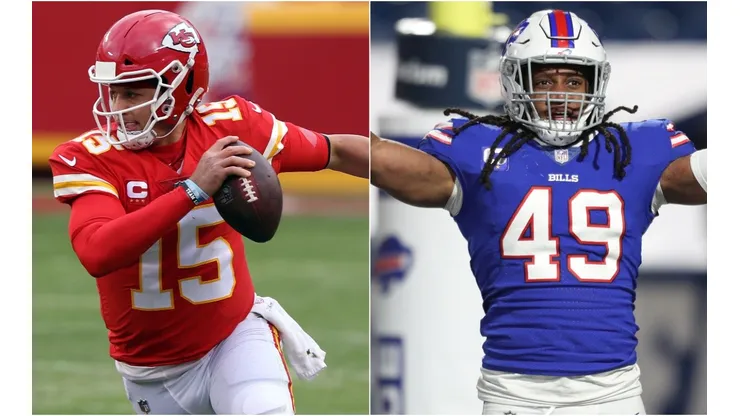 Kansas City Chiefs vs. Buffalo Bills juegan por la final de conferencia de la NFL este domingo (Getty Images)