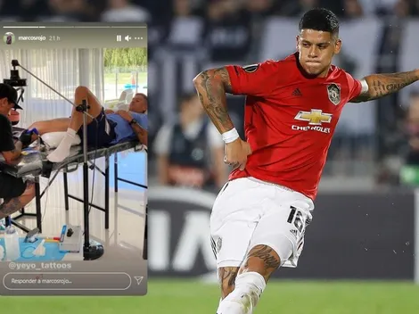 Foto: así quedó el tatuaje de Maradona que Marcos Rojo se hizo