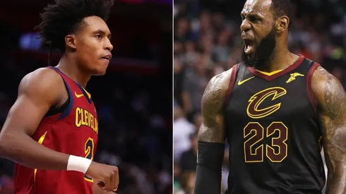 Collin Sexton y LeBron James en Cleveland Cavaliers