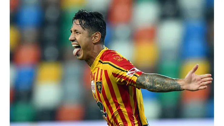 Gianluca Lapadula pudo celebrar un gol luego de 12 partidos.