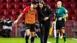 Gianluca Lapadula sumó su cuarto gol con Benevento en la Serie A.