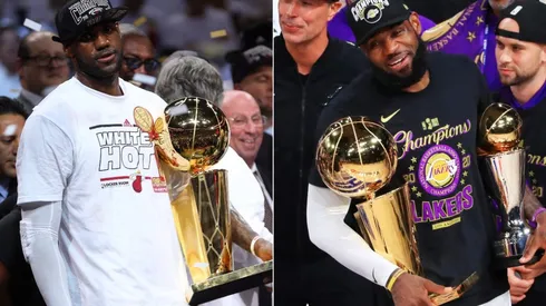 LeBron James en Miami Heat y Los Angeles Lakers