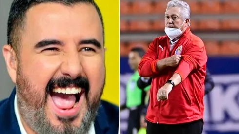Álvaro Morales se ríe de Chivas de Guadalajara.
