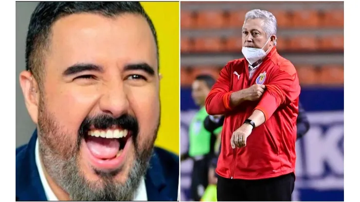 Álvaro Morales se ríe de Chivas de Guadalajara.