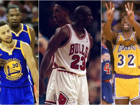 Los tres mejores equipos en la historia de la NBA