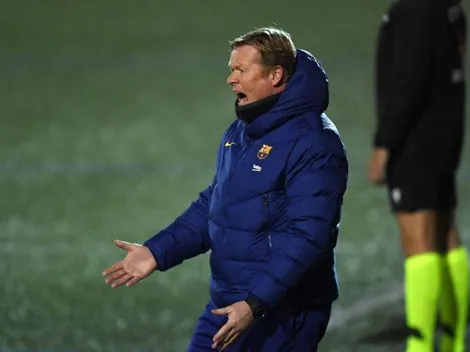 Koeman explotó de bronca contra los jugadores del Barcelona: "No es serio"