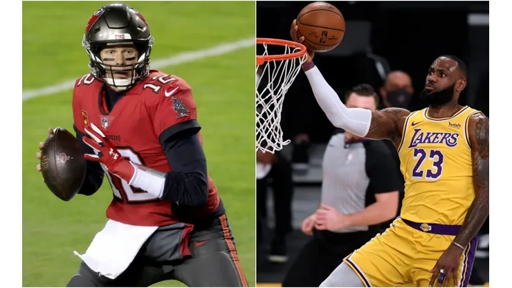 Tom Brady y LeBron James