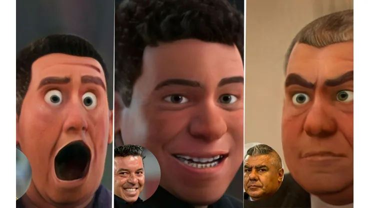 No podemos más: cómo serían las figuras del fútbol argentino en Disney