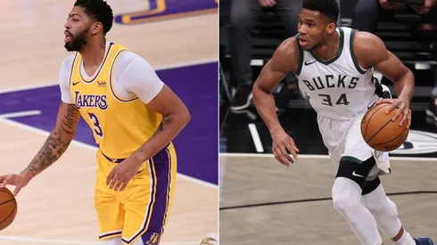 Los Angeles Lakers vs. Milwaukee Bucks juegan por una fecha más de la NBA este jueves (Getty Images)