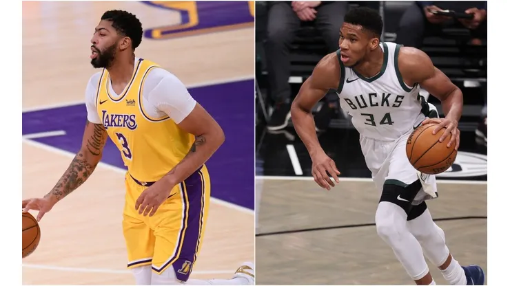 Los Angeles Lakers vs. Milwaukee Bucks juegan por una fecha más de la NBA este jueves (Getty Images)