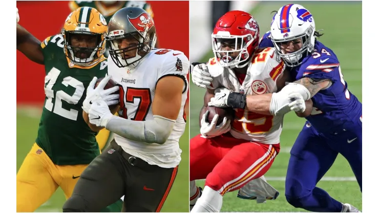 Packers, Buccaneers, Chiefs y Bills se verán las caras en las finales de Conferencia