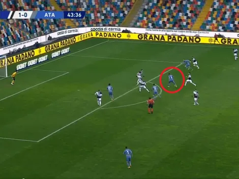 A lo Ronaldo Nazario: golazo de Muriel en el partido Udinese vs. Atalanta