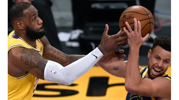 LeBron James y Stephen Curry