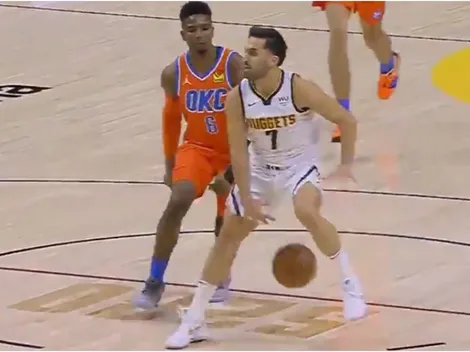 Campazzo firmó una asistencia entre las piernas y despertó a todo Denver