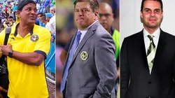 Carlos Santos, Miguel Herrera y Christian Martinoli