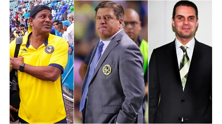 Carlos Santos, Miguel Herrera y Christian Martinoli