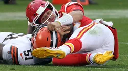 El golpe a Patrick Mahomes en Chiefs vs. Browns