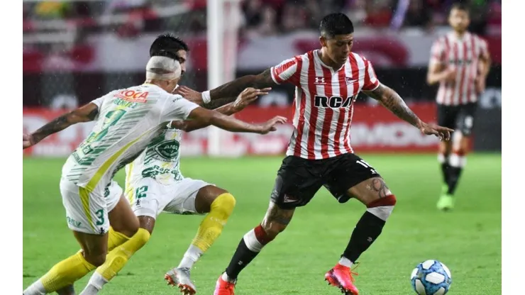 Marcos Rojo en Estudiantes de La Plata.