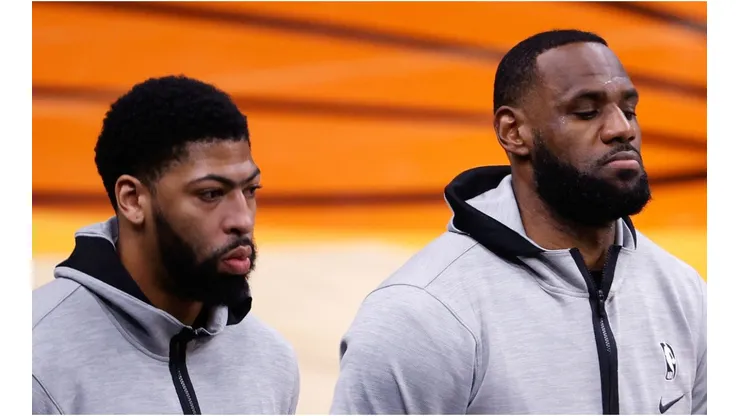 Anthony Davis y LeBron James (Foto: Getty)