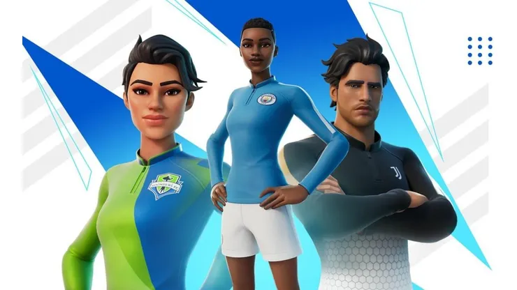 Todas las skins de equipos de fútbol que llegan a Fortnite