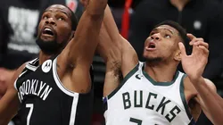Kevin Durant y Giannis Antetokounmpo