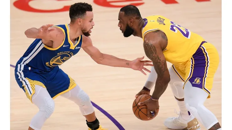 Stephen Curry y LeBron James